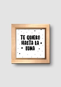 Cuadro Te Quiero hasta la Luna - tienda online