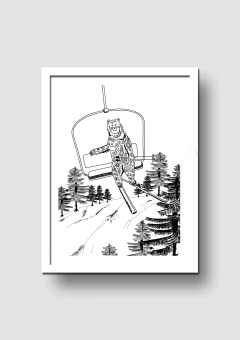 Cuadro Oso Serie Montaña 3 - Memorabilia