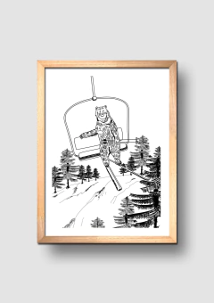Cuadro Oso Serie Montaña 3 - comprar online