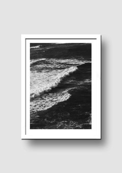 Cuadro Fotografía Mar Blanco y Negro - Memorabilia