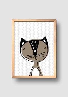 Cuadro Ilustración Gato - comprar online