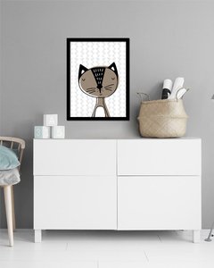 Cuadro Ilustración Gato