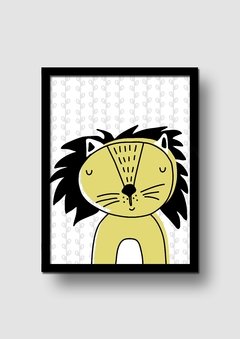 Cuadro Ilustración León en internet
