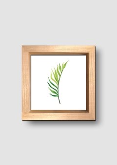 Cuadro Acuarela Hoja Palmera de Salón - tienda online