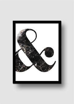 Cuadro Ampersand Mármol en internet