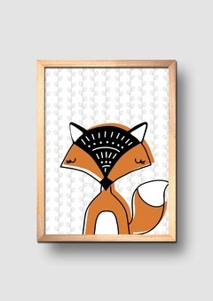 Cuadro Ilustración Zorro - comprar online