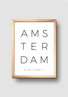 Cuadro Amsterdam Location - comprar online