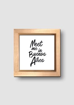 Cuadro Meet me in Buenos Aires - tienda online