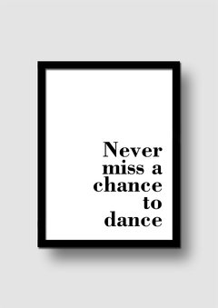 Cuadro Dance Quote en internet