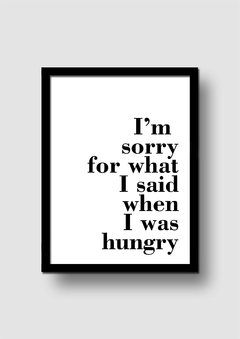 Cuadro Hungry Quote en internet