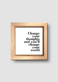 Cuadro Thoughts Quote - tienda online