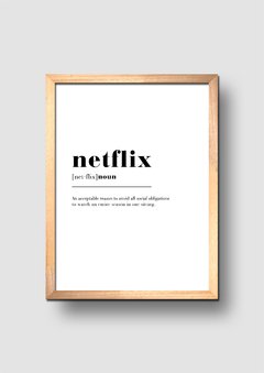 Cuadro Netflix Significado - comprar online
