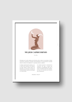 Cuadro Signos Mujer Capricornio - Memorabilia