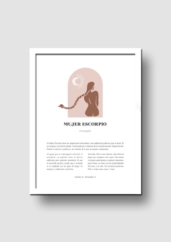 Cuadro Signos Mujer Escorpio - Memorabilia