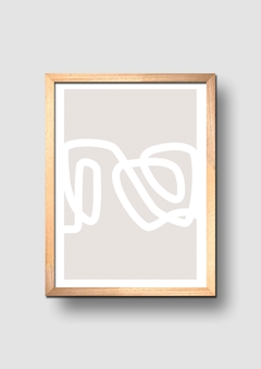 Cuadro Line Art Abstracto 2 - comprar online