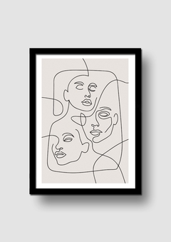 Cuadro Line Art Figura 2 en internet