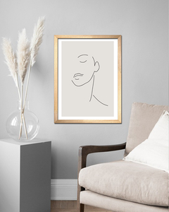 Cuadro Line Art Figura 3