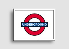 Cuadro Cartel Londres Underground Liso - Memorabilia