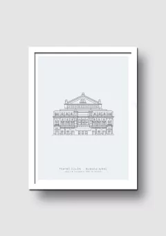 Cuadro Mi Buenos Aires Querido Teatro Colón - Memorabilia