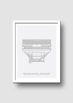 Cuadro Mi Buenos Aires Querido Biblioteca Nacional - Memorabilia
