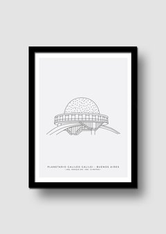 Cuadro Mi Buenos Aires Querido Planetario en internet