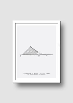 Cuadro Mi Buenos Aires Querido Puente de la Mujer - Memorabilia