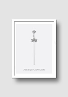 Cuadro Mi Buenos Aires Querido Torre Espacial - Memorabilia
