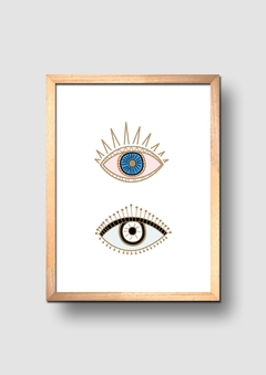 Cuadro Ojos Boho - comprar online