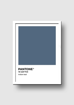 Cuadro Pantone Indian teal - Memorabilia