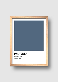 Cuadro Pantone Indian teal - comprar online