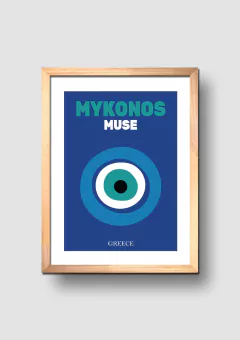 Cuadro Poster Mykonos Muse - comprar online