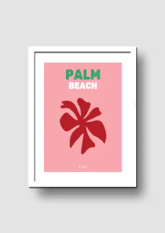 Cuadro Poster Palm Beach - Memorabilia