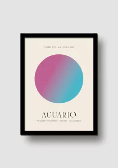 Cuadro Signos Aura Acuario en internet