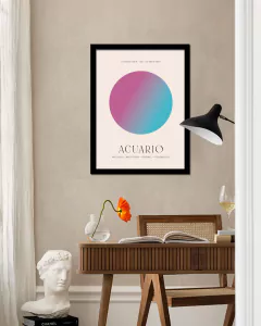 Cuadro Signos Aura Acuario