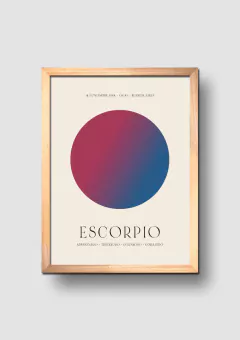 Cuadro Signos Aura Escorpio - comprar online