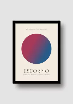 Cuadro Signos Aura Escorpio en internet