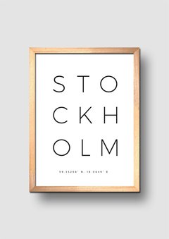 Cuadro Stockholm Location - comprar online