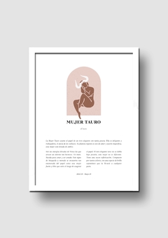 Cuadro Signos Mujer Tauro - Memorabilia