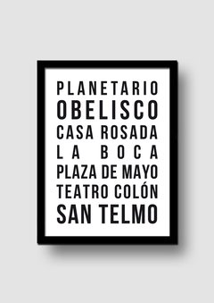 Cuadro Turista en Buenos Aires en internet