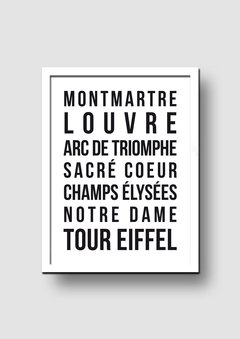 Cuadro Turista en Paris - Memorabilia