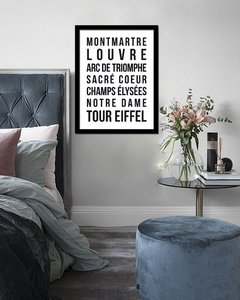 Cuadro Turista en Paris