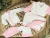 Set de Nacimiento en algodon PIMA / 6 piezas : Osito con pie + Ranita + Batita + Gorro + Agarrachupete + Mantilla todo en caja de regalo !!