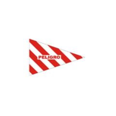 Bandera De Peligro Triangulo 30cm X 43cm