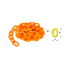 cadenas plasticas naranjas