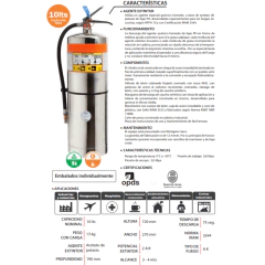 Matafuego para Cocina Tipo K de Acetato de Potasio x 10 Lts - comprar online