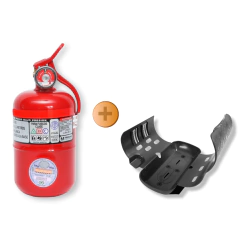 Matafuego para autos polvo ABC x 1 kg incluye soporte de Velcro