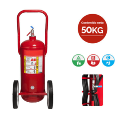 Matafuegos carro polvo ABC x 50 kg