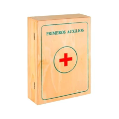 Botiquín Primeros Auxilios Madera 56 ítems Mod. MC - comprar online