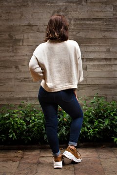 Suéter - media estación - Terrenal - moda sustentable