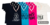 REMERA NENA ESCOTE V "ORB" ( X 6 UNIDADES )